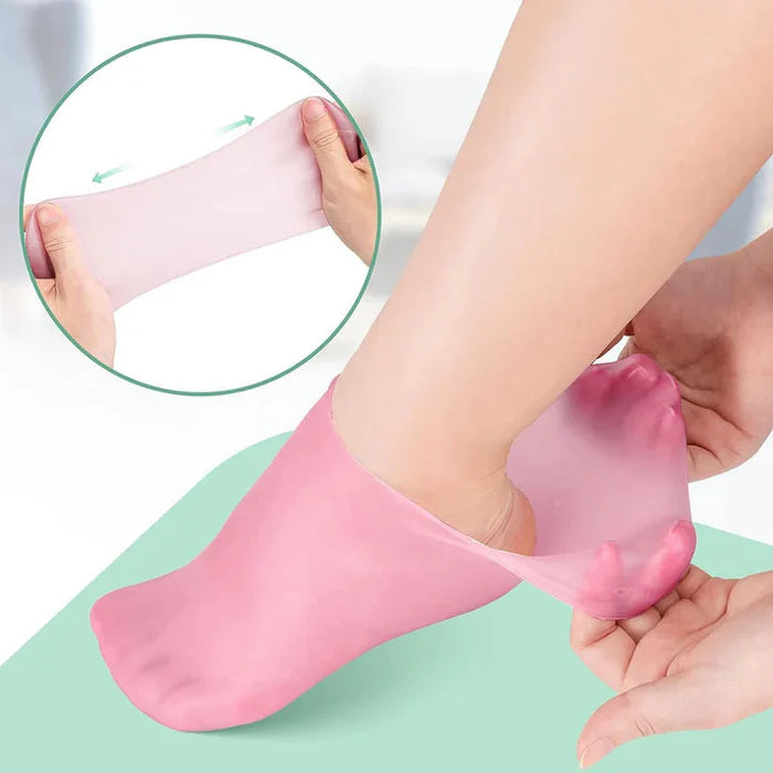 Silicone Moisturizing Gel Socks