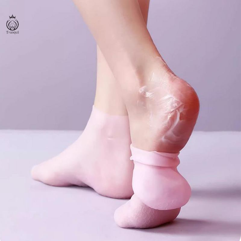 Silicone Moisturizing Soft Gel Gloves And Socks