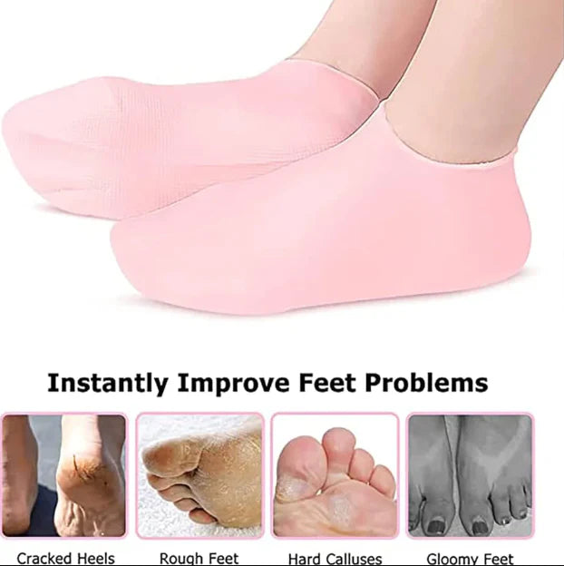 Silicone Moisturizing Gel Socks