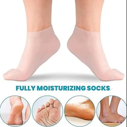 Silicone Moisturizing Gel Socks