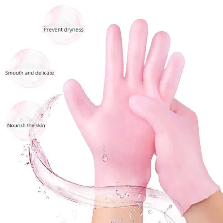 Silicone Moisturizing Soft Gel Gloves And Socks